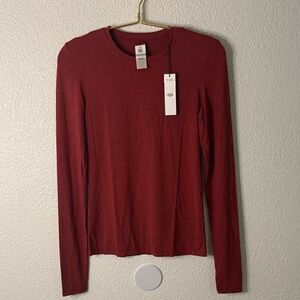UGG Deep Red Long Sleeve Women's Top- Medium
